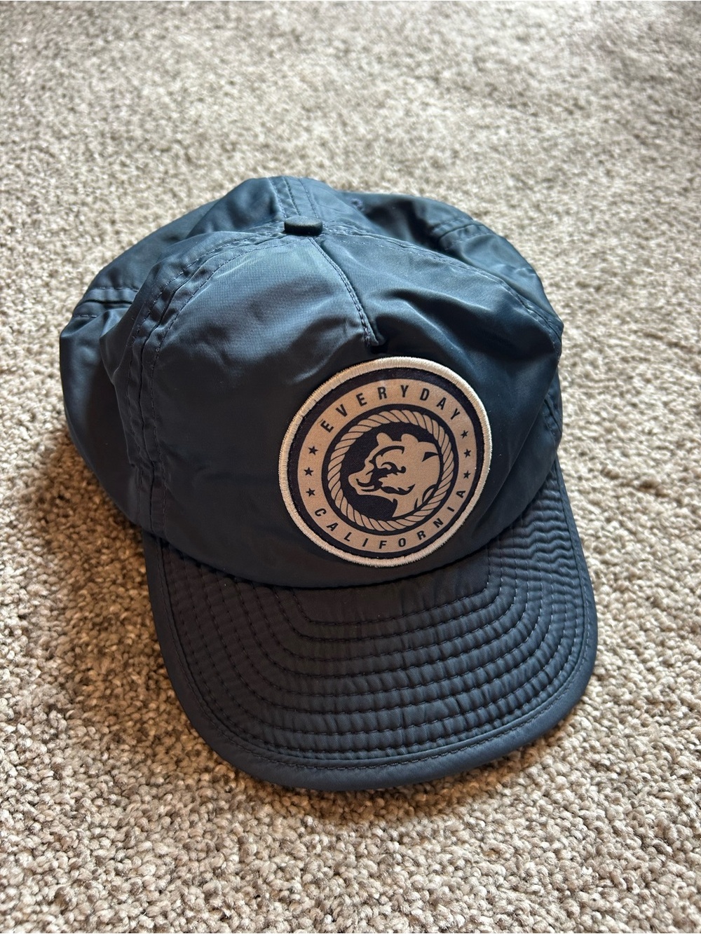 Every day California Dark Blue Patch water proof Baseball Cap